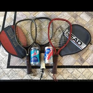 Wilson & Head racquets 3 pieces
